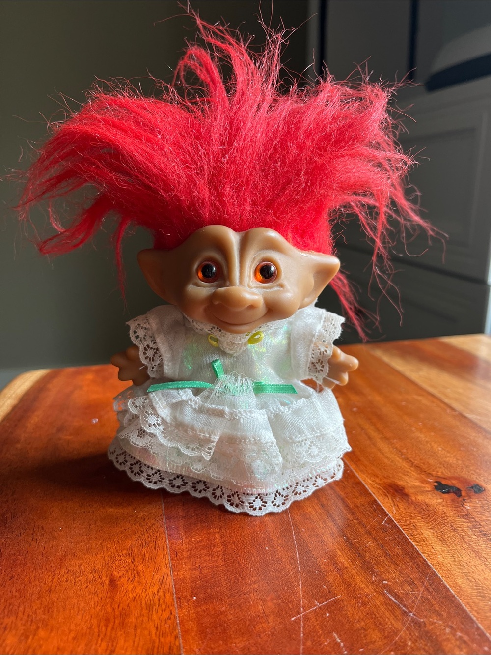 Russ Berrie troll doll featuring bright Red hair